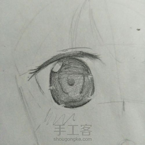 漫画女孩手绘教程 第6步