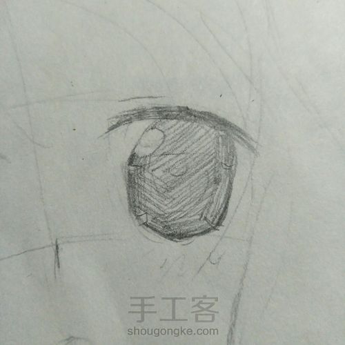 漫画女孩手绘教程 第7步