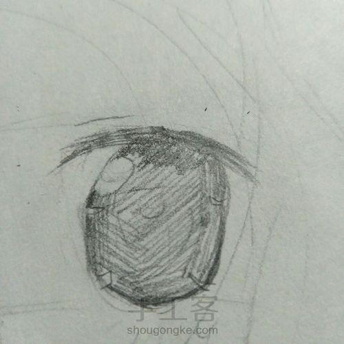 漫画女孩手绘教程 第8步