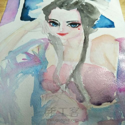 手绘水彩古风 第17步