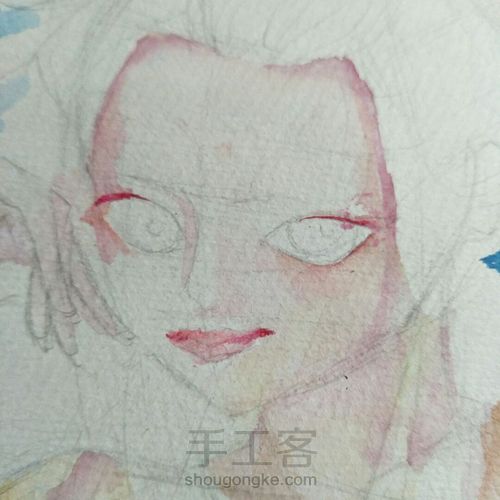 手绘水彩古风 第9步