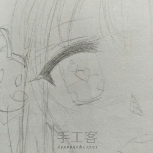 手绘漫画女孩 第11步