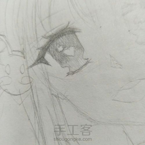 手绘漫画女孩 第16步