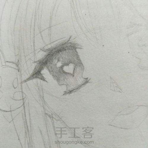 手绘漫画女孩 第17步