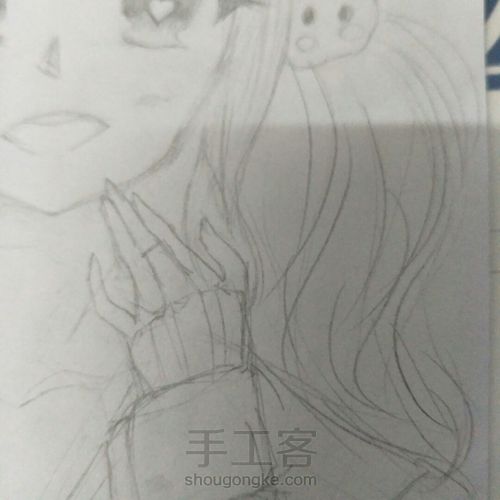 手绘漫画女孩 第26步