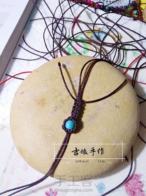 简单的复古绳戒 第3步