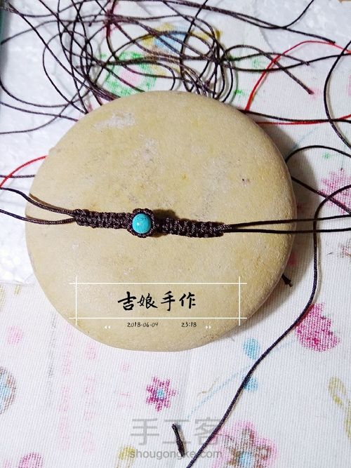 简单的复古绳戒 第4步