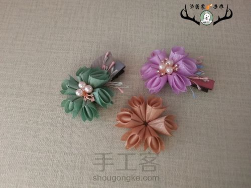 森女系手工发夹 第15步