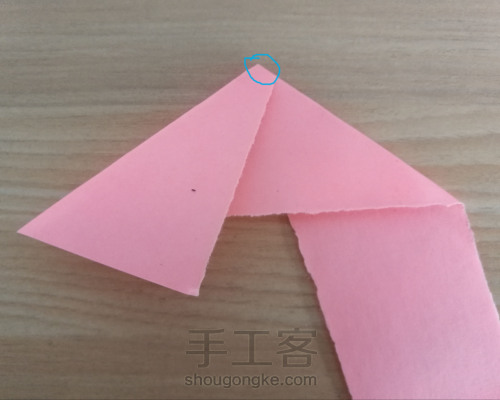 超简单折纸玫瑰第二弹 第3步