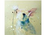 水彩画-小兔子
