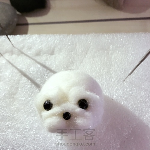 委屈巴巴的巴哥犬 第4步