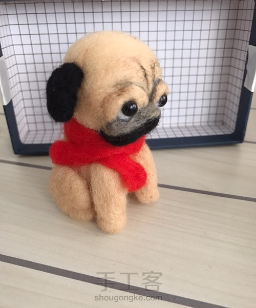 委屈巴巴的巴哥犬 第13步