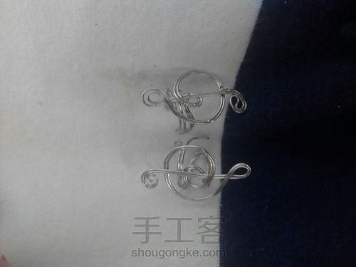 绕线音符耳夹 第14步