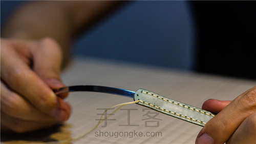 夏日情侣手环制作教程 第7步