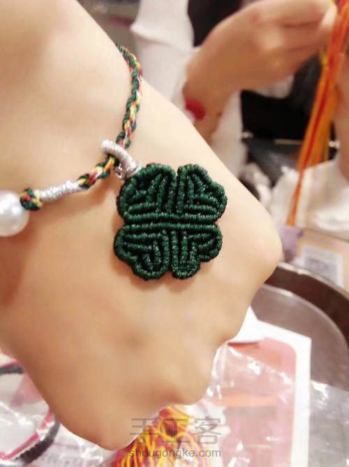 幸运四叶草(转载村长绳艺老师) 第17步