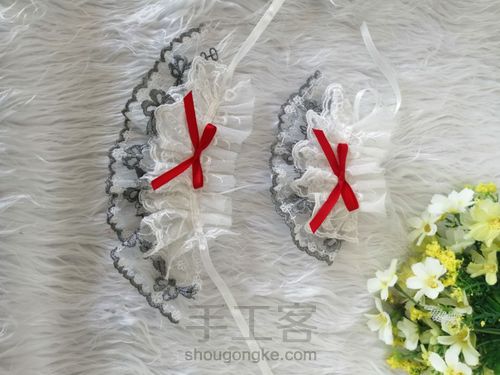 ，lolita洛丽塔基础手袖过程 第3步