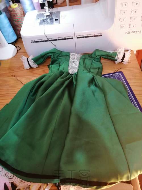 BJD娃娃欧式复古宫廷娃衣 第71步