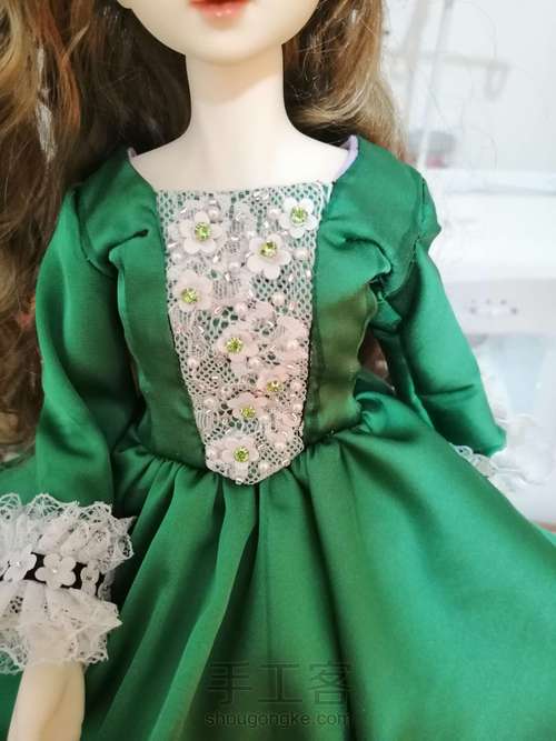 BJD娃娃欧式复古宫廷娃衣 第73步