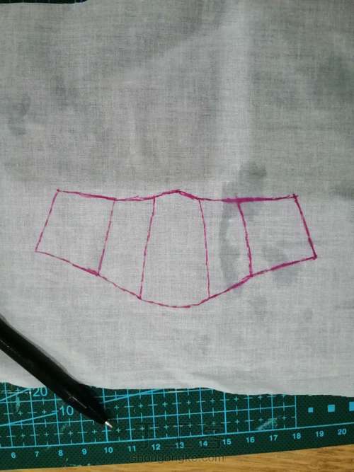 【原创娃衣】僵尸新娘——小布BJD娃衣 第9步