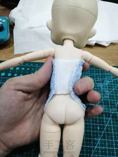 【原创娃衣】僵尸新娘——小布BJD娃衣 第40步