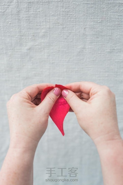 花样纸艺工作室 手工纸珊瑚 魅力牡丹制作教程分享 第7步