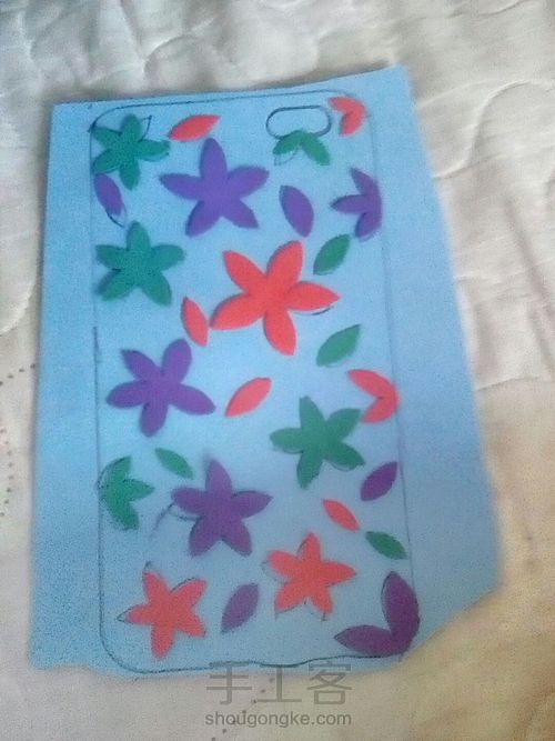 碎花手机壳 第3步
