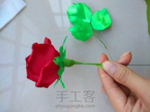 缎带烧花 玫瑰 第19步