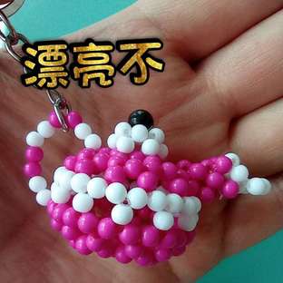 串珠小茶壶钥匙扣