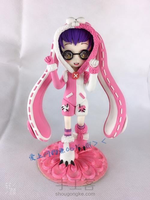 超轻粘土王者荣耀安琪拉玩偶对对碰教程。。 第2步