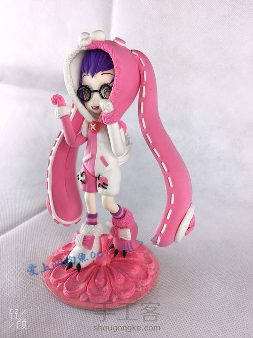 超轻粘土王者荣耀安琪拉玩偶对对碰教程。。 第4步