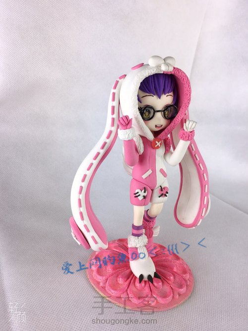 超轻粘土王者荣耀安琪拉玩偶对对碰教程。。 第6步