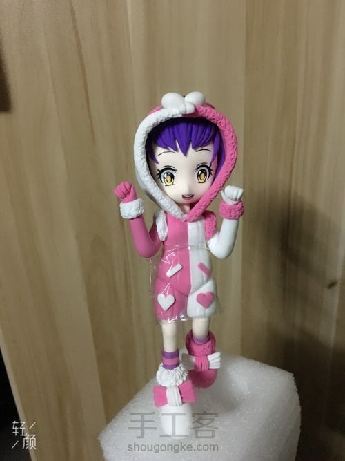 超轻粘土王者荣耀安琪拉玩偶对对碰教程。。 第31步