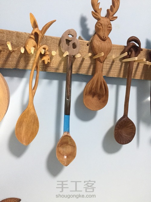 花式木勺之雪滴花 第11步