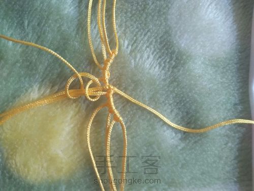 树叶手绳 第6步