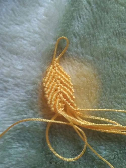 树叶手绳 第14步