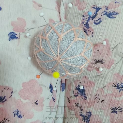 樱花手鞠球 第3步