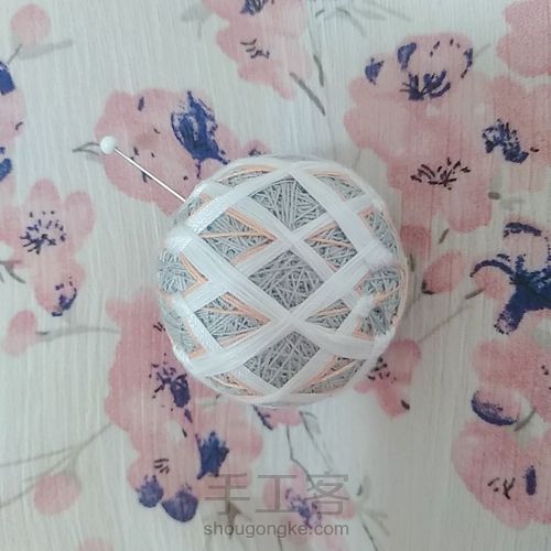 樱花手鞠球 第5步