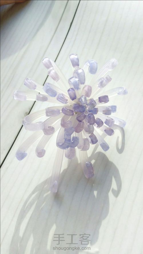 紫菊――菊花热缩教程 第18步
