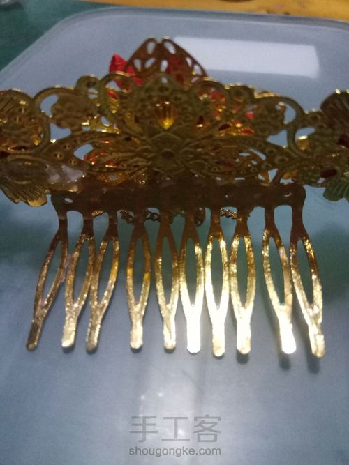 【原创】红花漫天步摇 第11步