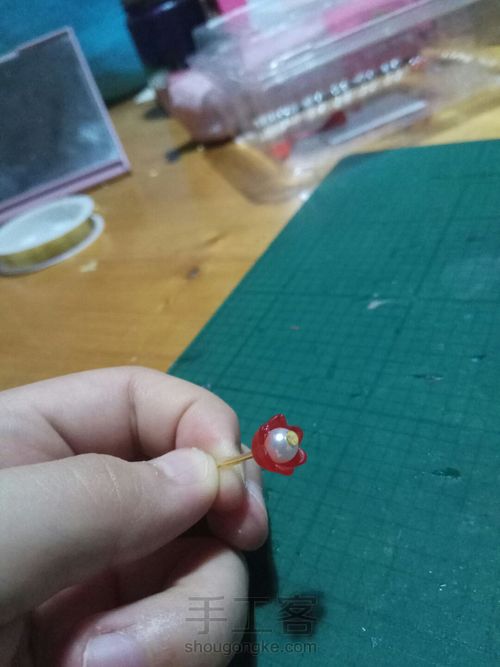 【原创】红花漫天步摇 第5步