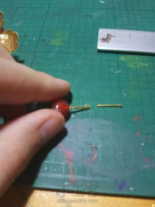 【原创】红花漫天步摇 第6步