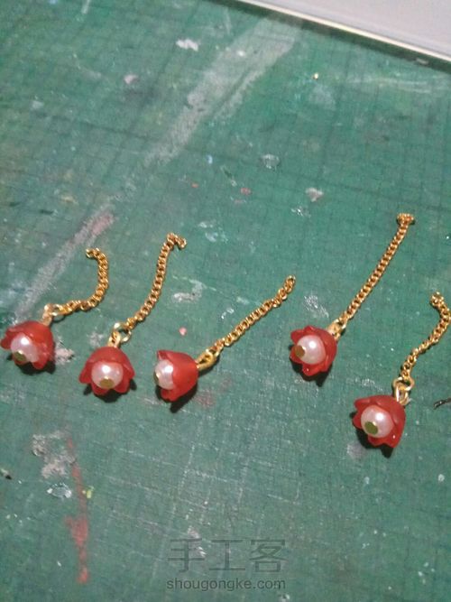 【原创】红花漫天步摇 第9步