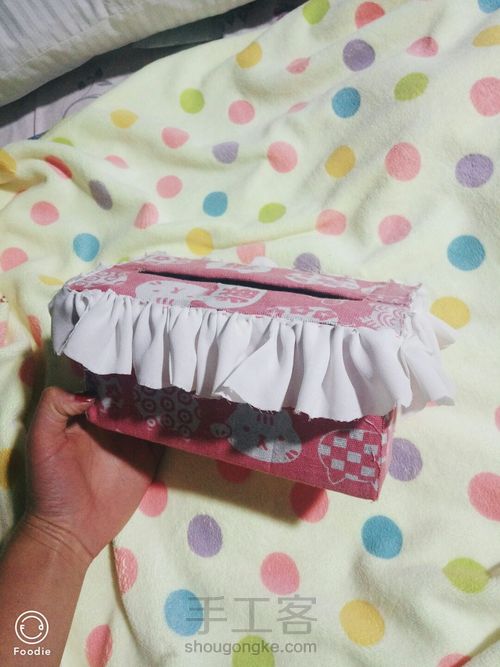 快递盒变身为抽纸盒 第12步