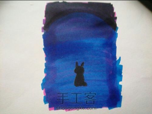 马克笔画星空 第6步