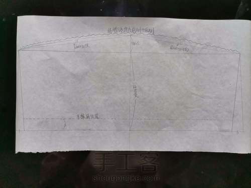 落肩套头款格子衫图文教程（附裁剪图） 第25步