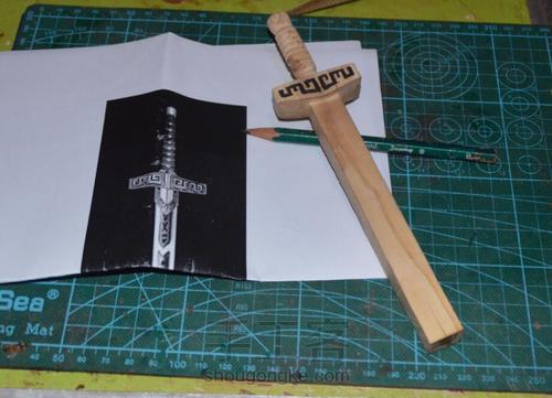 第三十三木作之桃木剑 第7步