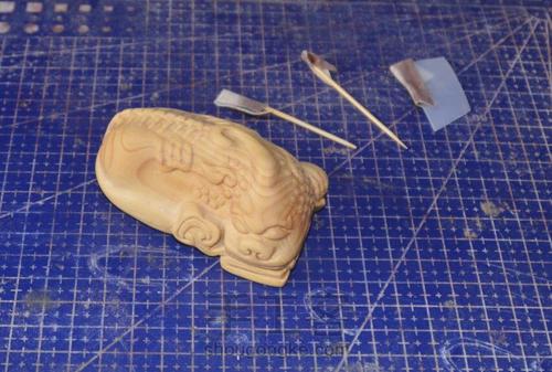 第五十木作之木雕貔貅 第8步