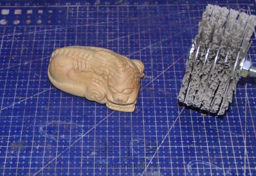 第五十木作之木雕貔貅 第9步