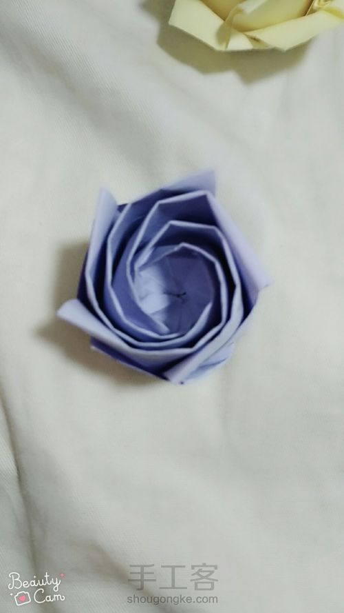 折纸五瓣玫瑰🌹 第34步