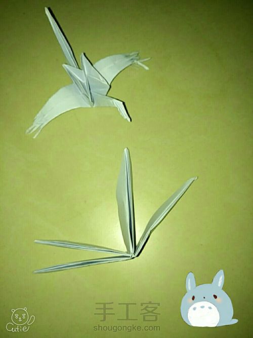 折纸兔耳朵发卡~ 第9步